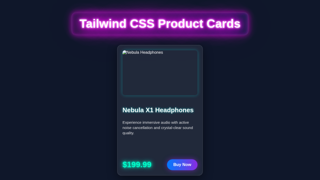 Tailwind Product Card: Build Responsive UI with HTML & CSS