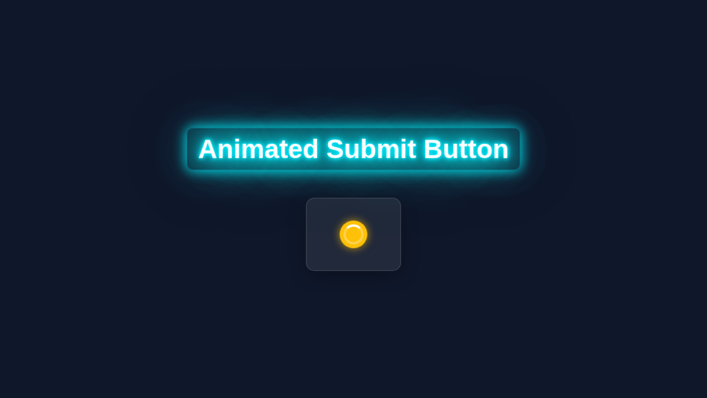 Animated Submit Button with Loading & Success States (HTML, CSS, JS)