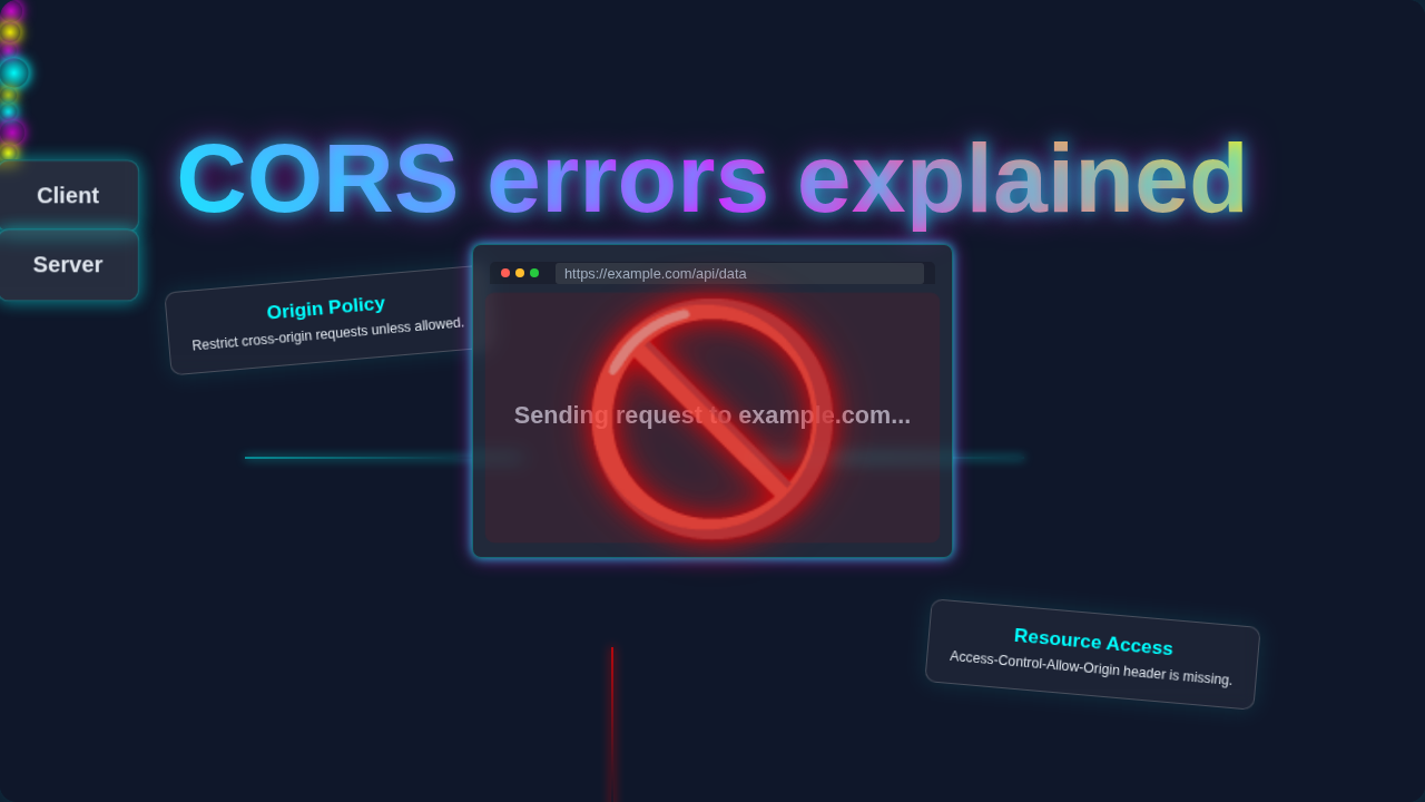 CORS errors explained: Understanding Cross-Origin Sharing