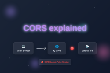 CORS Explained: Visual Guide to Cross-Origin Request Block