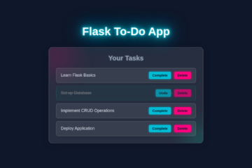 Flask To-Do App: Build a Simple Python Web Application