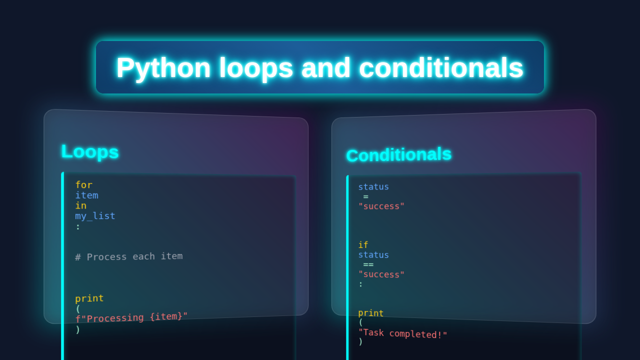 Python Loops Conditionals: Mastering Control Flow in Automation