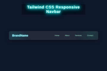 Responsive Navbar Tailwind CSS: Build Modern UI with HTML